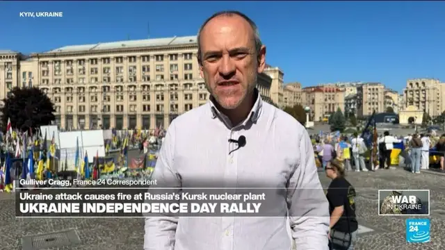 'Video thumbnail for Ukraine celebrates its 34th Independence Day from Soviet Union'