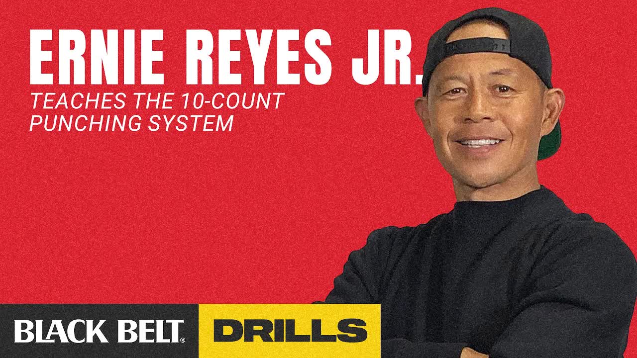 Video thumbnail for blackbelt_magazine: ernie reyes jr teaches 10-count punching drill