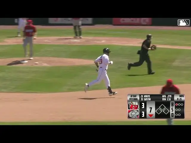 'Video thumbnail for Tommy White CRUSHES a Solo Home Run! | Athletics Prospect | 04/27/2025'