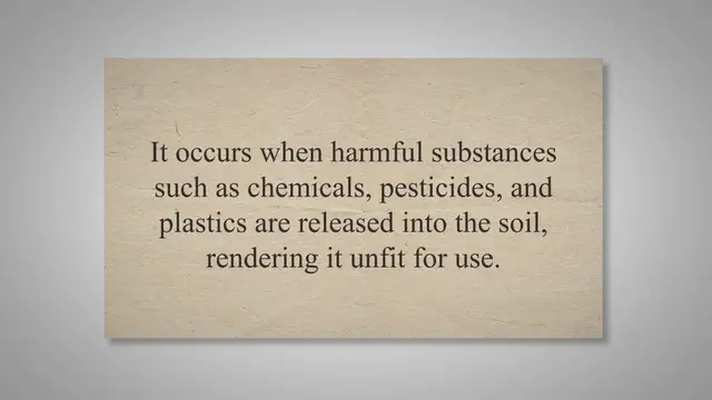 Video thumbnail for 5 Effective Solutions for Land Pollution: From Sustainable Farming to Environmental Remediation