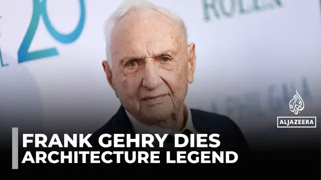 Video thumbnail for Architect Frank Gehry dies: Famous works included Guggenheim museum in Bilbao