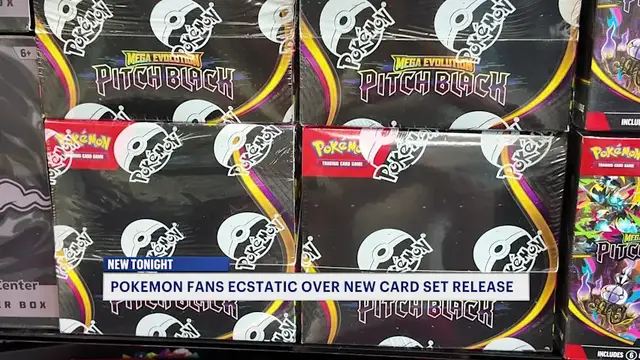 Video thumbnail for Pokémon fans across New Jersey get hyped up for new card release