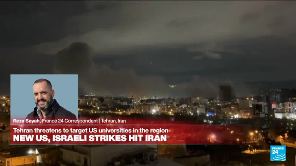 Video thumbnail for Tehran threatens to target US universities in the region