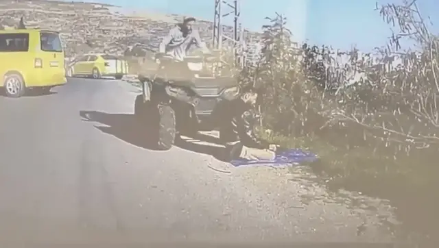 Video thumbnail for Israeli settler runs over Palestinian man praying near Ramallah