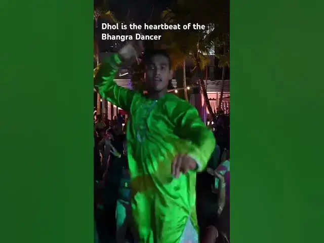 Video thumbnail for Dhol is the heartbeat of the Bhangra Dancer #dhol #dancer