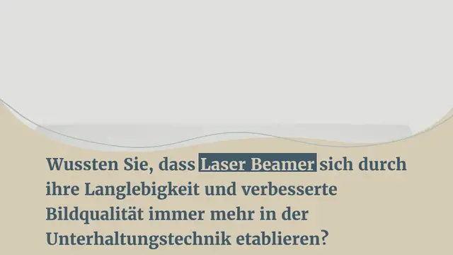 Video thumbnail for Laser Beamer Test 2024