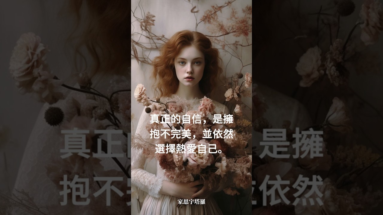 Video thumbnail for 【靈魂能量-5】#接受不完美的自己 #自我接納 #正能量 #家思宇塔羅 #感情 #深度自我覺察 #正能量 #人生感悟