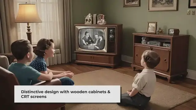 Video thumbnail for The Evolution of Television Sets in the 1950s