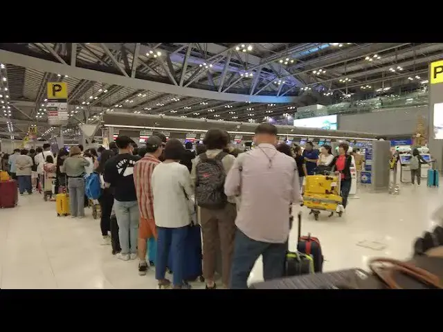 'Video thumbnail for Bangkok Airport Departure Process (International Flight) 2024 4K'