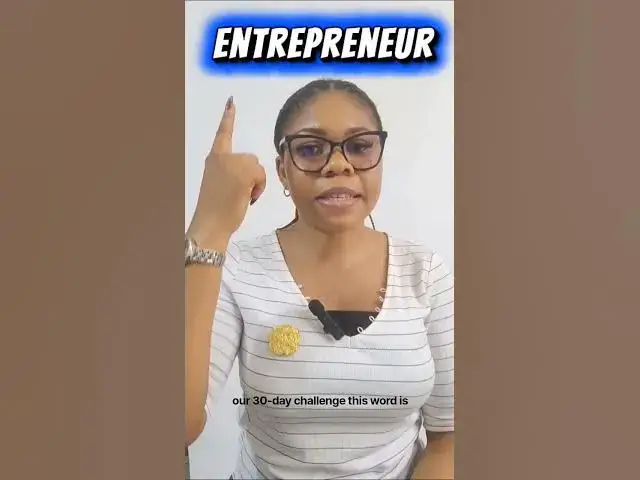 Video thumbnail for Day 10 - Who is an 'Entrepreneur'? #viral #fyp #entrepreneur #shorts #claressa