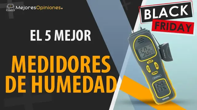 Video thumbnail for 🚩 MEJOR MEDIDOR DE HUMEDAD - Black Friday 2021 (Comparación y guía de compra)