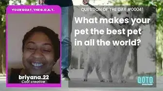 Video thumbnail for Briyana thinks her dog has had past lives. Nothing beats life experience!