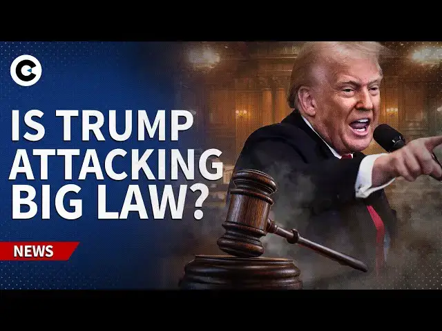 Video thumbnail for Why Donald Trump is targeting US Big Law firms