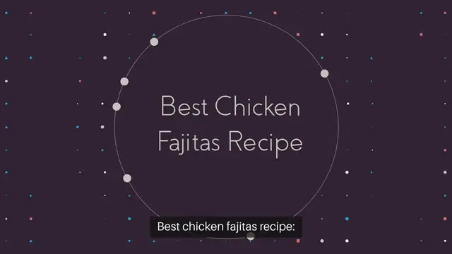 Video thumbnail for Best chicken fajitas recipe