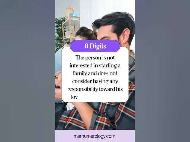 Video thumbnail for Is Your Partner Marriage Material? #marriage #relationship #couple  #numerology #family #personality