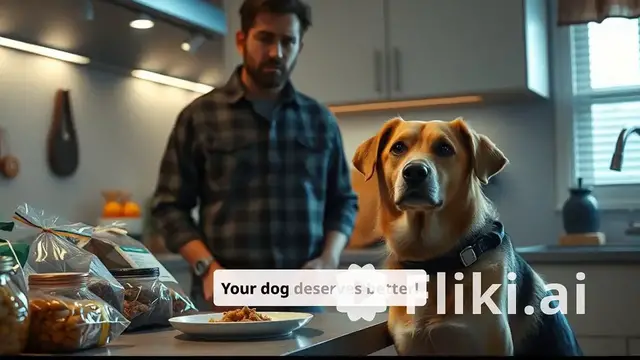 'Video thumbnail for Ground Beef and Vegetable Homemade Dog Food'