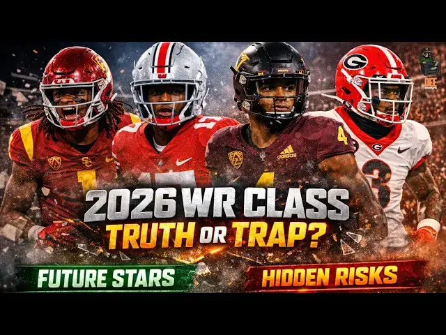 Video thumbnail for The TRUTH about the 2026 Wide Receiver Class