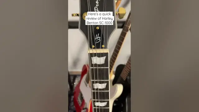 'Video thumbnail for Cheap Guitar For Metal - Harley Benton SC-1000 #shorts #guitar'
