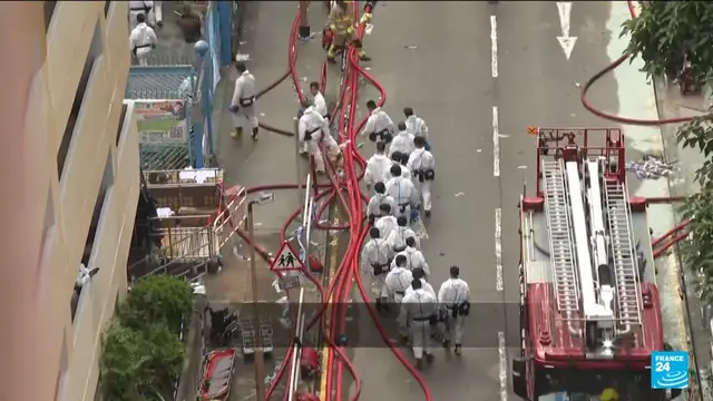 Video thumbnail for Hong Kong to start independent inquiry into deadly fire as public pressure mounts