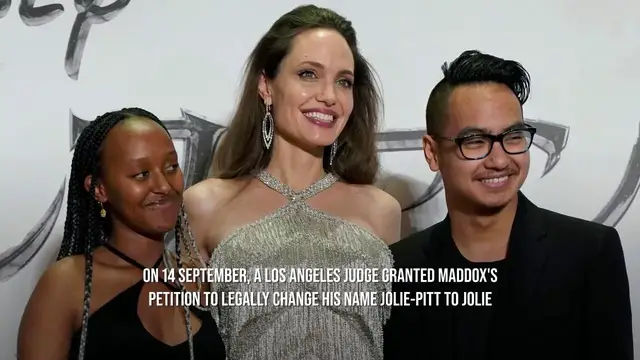 Video thumbnail for IN CASE YOU MISSD IT: Angelina Jolie and Brad Pitt's daughter Zahara legally drops father's last name.