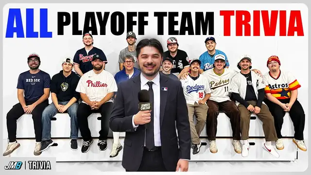 Video thumbnail for Every MLB Playoff Fanbase Competes in Baseball Trivia!