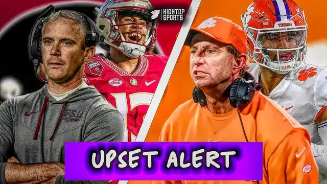 'Video thumbnail for college football: fsu upsets clemson preview & predictions!'