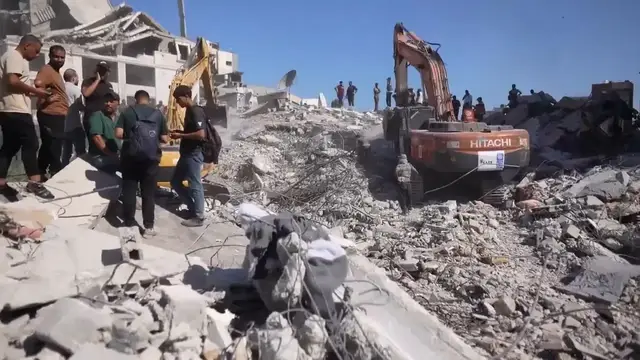 Video thumbnail for China: Israel says it killed Hamas finance chief in Gaza strike.