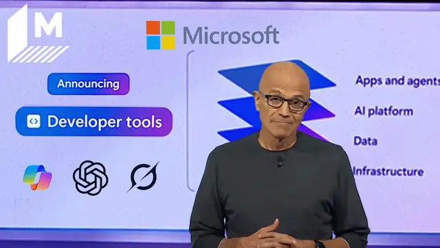 Video thumbnail for Microsoft Build 2025 keynote: Everything announced, in 14 minutes