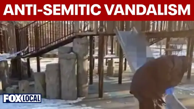 Video thumbnail for Swastikas deface Borough Park playground, Jewish community calls for change