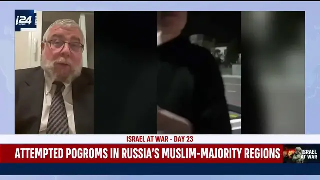 'Video thumbnail for Attempted pogroms target Jews in Muslim-majority regions of Russia'