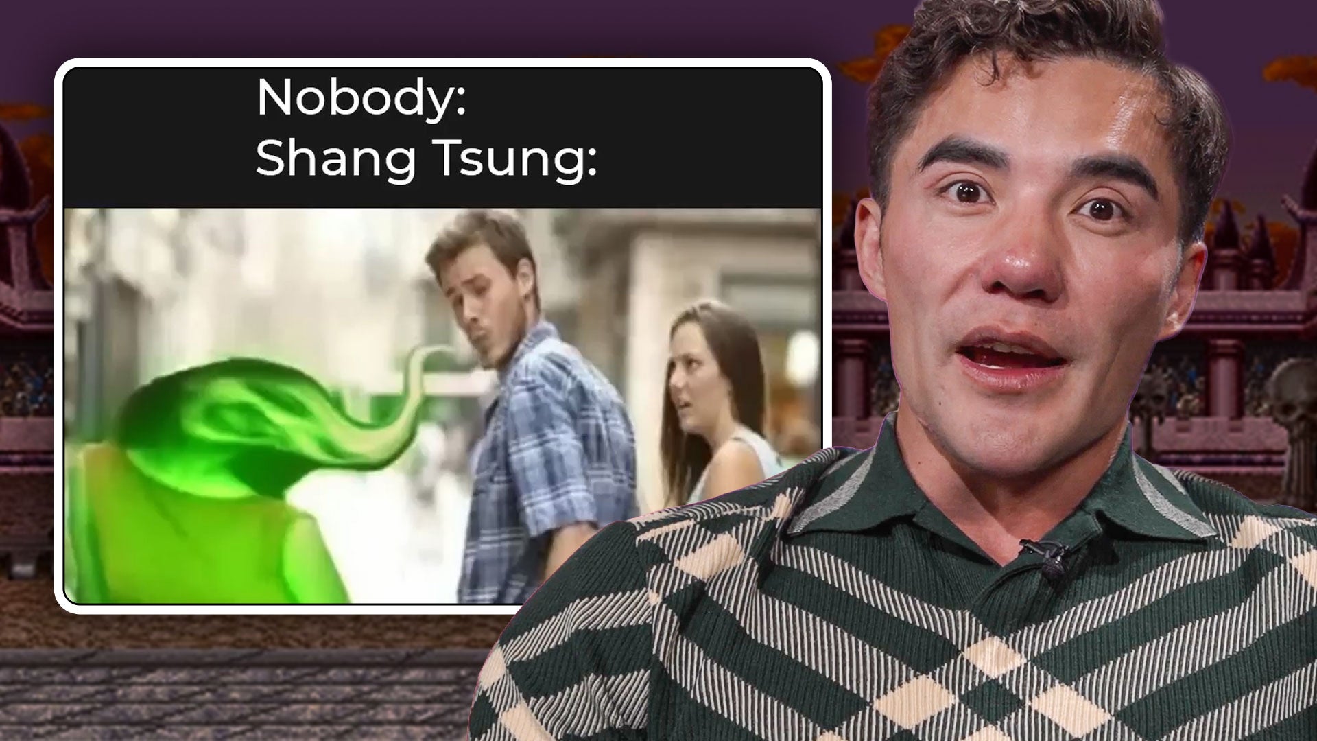 Video thumbnail for Liu Kang Actor Reacts to Mortal Kombat Memes