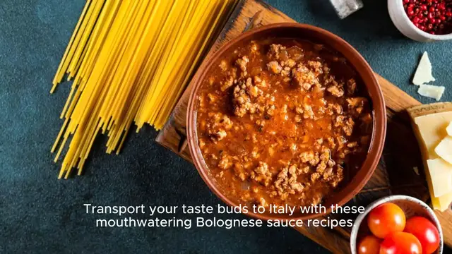 Video thumbnail for Bolognese Sauce Recipes