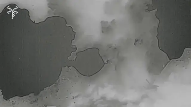 Video thumbnail for Israeli Forces Say Four Hamas Weapons Stores Destroyed in Gaza.