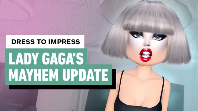 'Video thumbnail for Dress to Impress Lady Gaga’s Mayhem Update Gameplay'