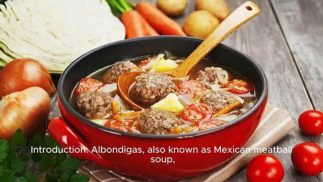Video thumbnail for Albondigas (Mexican Meatball Soup) Recipe
