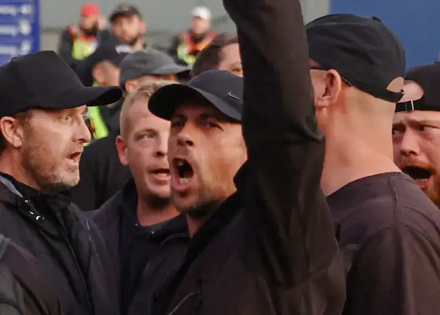 Video thumbnail for Protests in UK after arrest of far-right activist Daniel Thomas