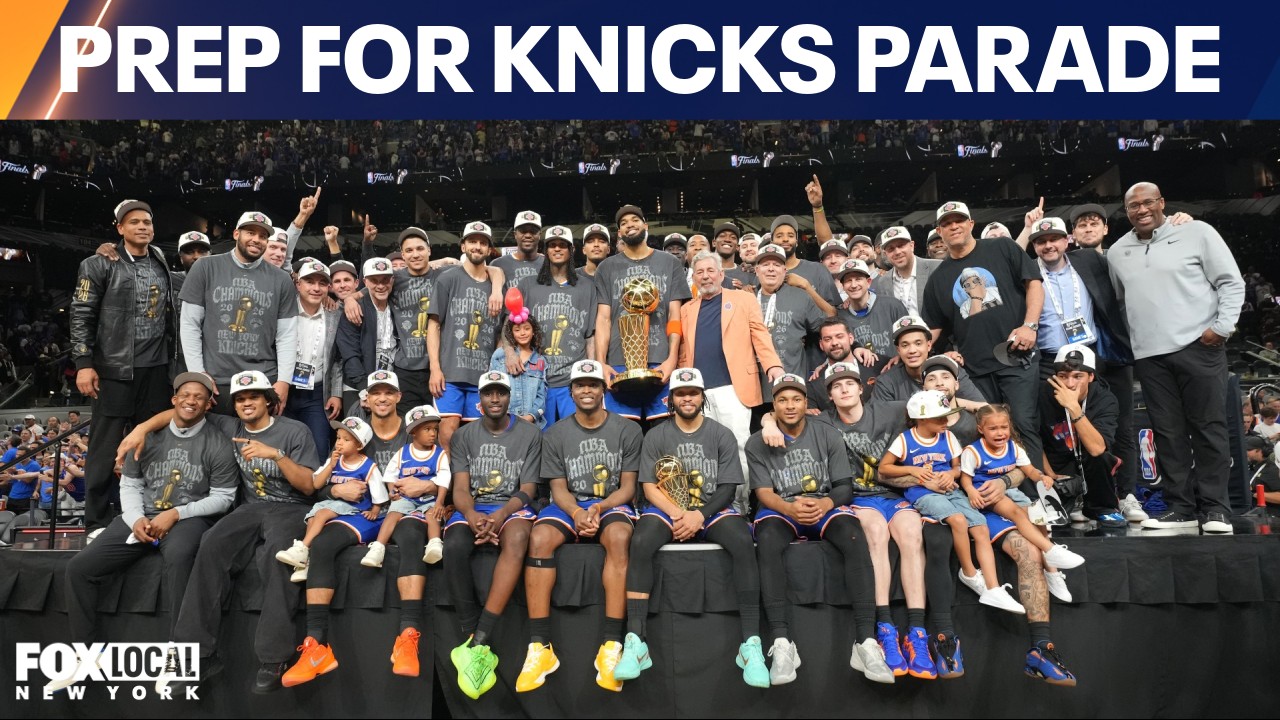 Video thumbnail for Preparations for Knicks parade underway
