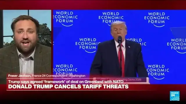 Video thumbnail for Trump says agreed 'framework' for US deal over Greenland