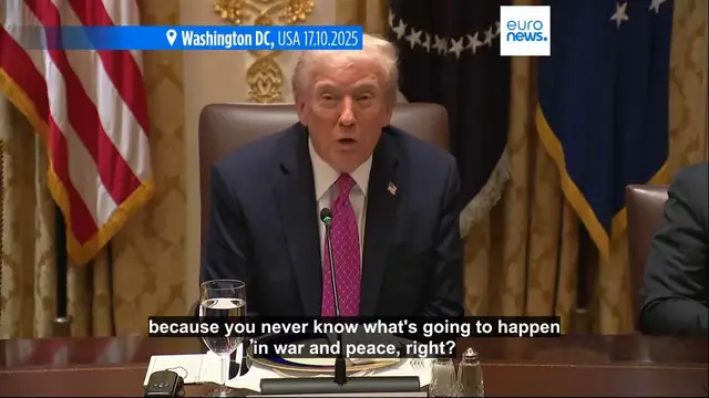 'Video thumbnail for Trump hopes to put an end to Russia’s war without selling Tomahawks to Ukraine'