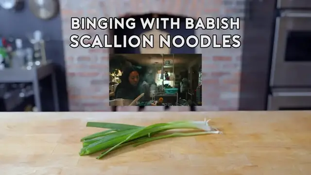 'Video thumbnail for 11.Binging with Babish; Scallion Noodles from Everything Everywhere All at Once (1080p 24fps)'