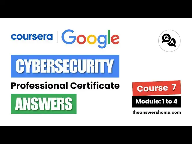 Video thumbnail for Automate Cybersecurity Tasks with Python Answers (Modules 1-4) | Google Cybersecurity | Coursera