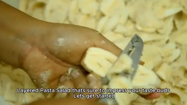 Video thumbnail for Layered Pasta Salad recipe