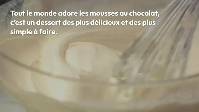 Video thumbnail for Mousse au chocolat sans œuf ni beurre avec Thermomix