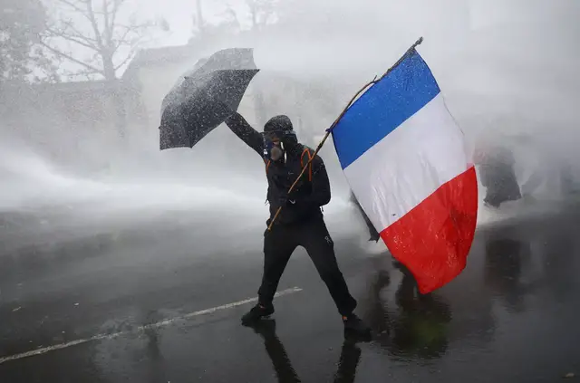 Video thumbnail for Violence breaks out across Europe after another day of protests