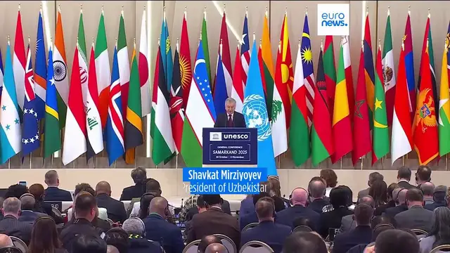 'Video thumbnail for Uzbekistan unveils education and AI initiatives at UNESCO conference in Samarkand'