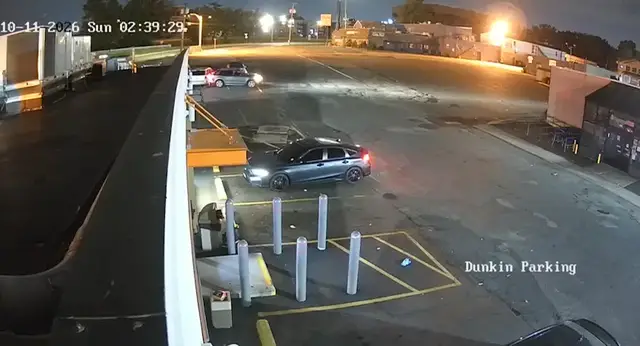 Video thumbnail for Hackensack police investigate hit-and-run in Fluffies parking lot