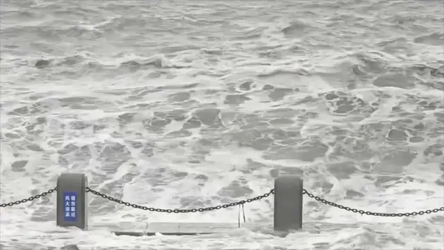 Video thumbnail for China: Typhoon Bavi stirs up huge waves in northeast China's Dalian.