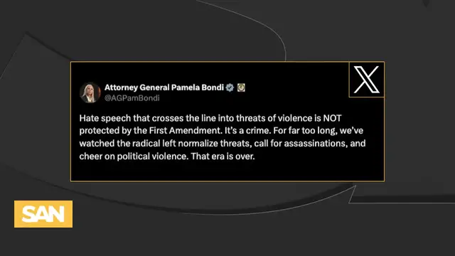 'Video thumbnail for Bondi clarifies ‘hate speech’ prosecution remarks amid conservative pushback'