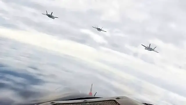 'Video thumbnail for F-35C Lightning II Formation Flight • Aerial (2019)'