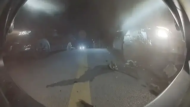 Video thumbnail for Car Collides with Oncoming Vehicle During Uphill Overtake in Hunan